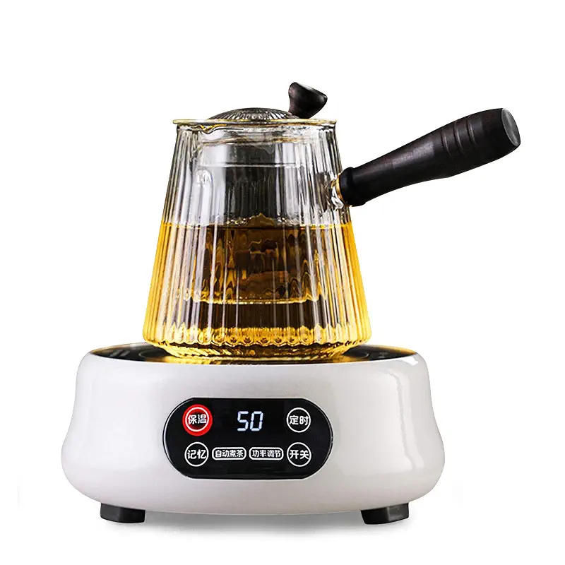 Electric Furnace,400/700W Adjustable Power Electric Heater Tea Maker Stove Boiled Water Heating Furnace Hot Plate for Boil Water,Heat Milk,Make Coffee,Heat Preservation(Not Including Teapot)