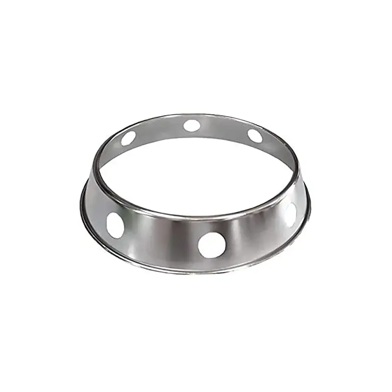 Sunrise Kitchen Supply Plated Reversible Steel Wok Ring (8.25"/10.75")