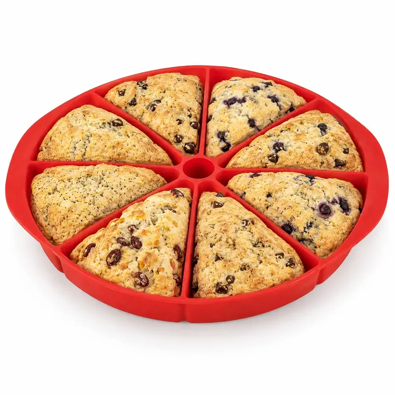 Mrs. Anderson's Baking Silicone Scone Pan, Non-Stick European-Grade Silicone