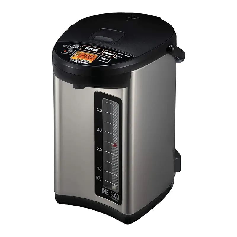 Zojirushi Cv JAC50XB Ve Hybrid Water Boiler and Warmer, 5.0l (Black) | 4 Temps Plus Vacuum, 930W Quick-Heat, 6-16 Hr Timer, Cetlus Certified