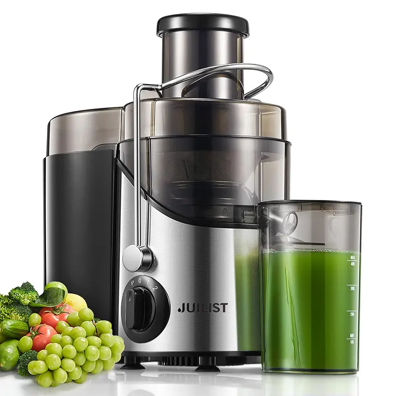 Juicer Machines, Juilist 3" Wide Mouth, Max 800W, 3-Speed 400W Easy-Clean | Max power 800W