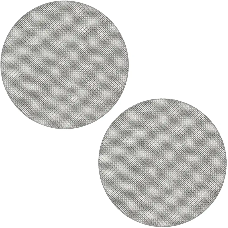 2 Pack 51mm Espresso Puck Screen, Reusable 1.7mm Thickness 150μm Coffee Filter Mesh Plate for Espresso Portafilter Filter Basket (51mm,150μm)