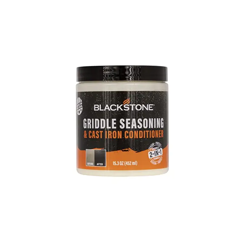 BLACKSTONE 4146 Griddle Seasoning and Cast Iron Conditioner, 15.3oz | Protect and maintain griddle top