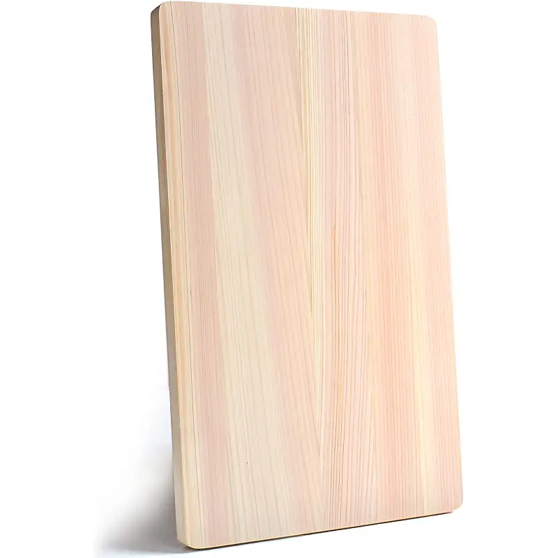 YAMASAN KYOTO UJI Hinoki Cypress Wood Cutting Board, Large | Natural Hinoki Wood, Made in Japan, 16.53×9.44×0.59 inch