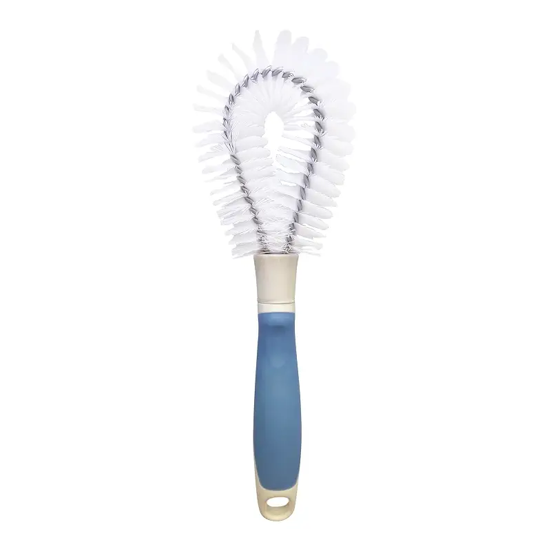 Fox Run Vegetable Cleaning Brush with Handle, Produce & Potato Scrub Brush | Long Lasting Bristles | Vegetable Brush Scrubber For Food | Easy To Store & Dishwasher Safe | Quickly Clean Produce & Veggies