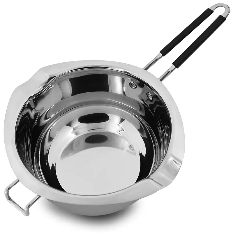 Double Boiler Pot 1200ML, Stainless Steel Melting Pot for Chocolate,Candle | Candy,Soap, Wax Making