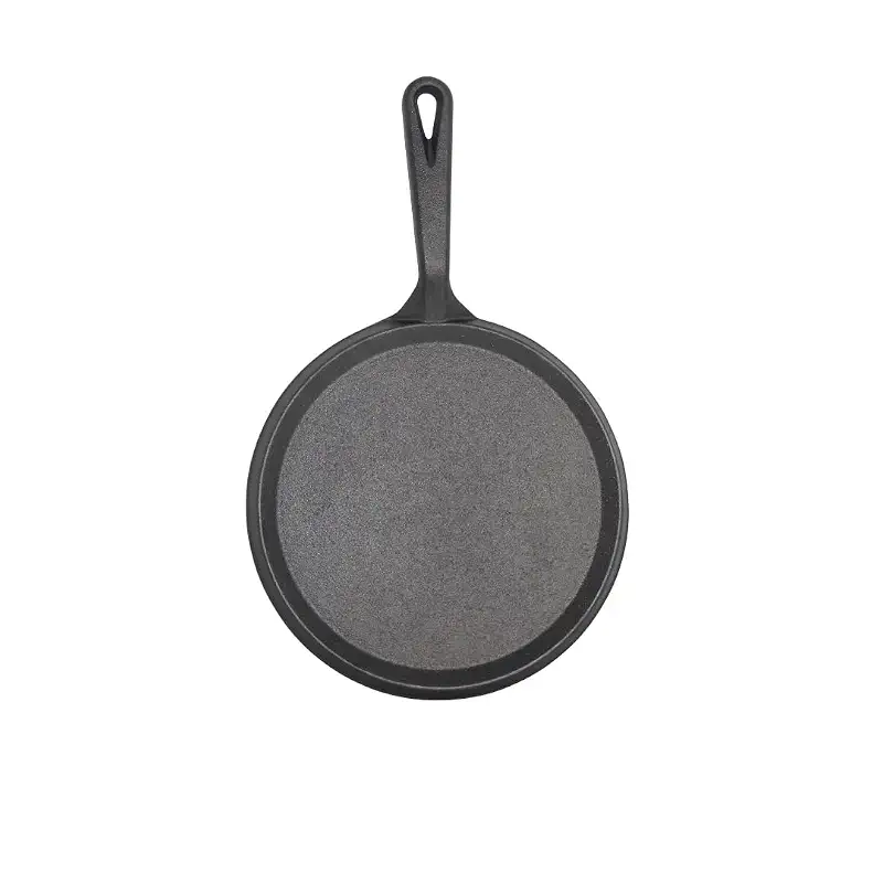 IMUSA 9.5 Inch Cast Iron Preseasoned Comal | Preseasoned Finish, Heavy-Duty Flat Griddle, For Tortillas and Quesadillas, Great for Gatherings