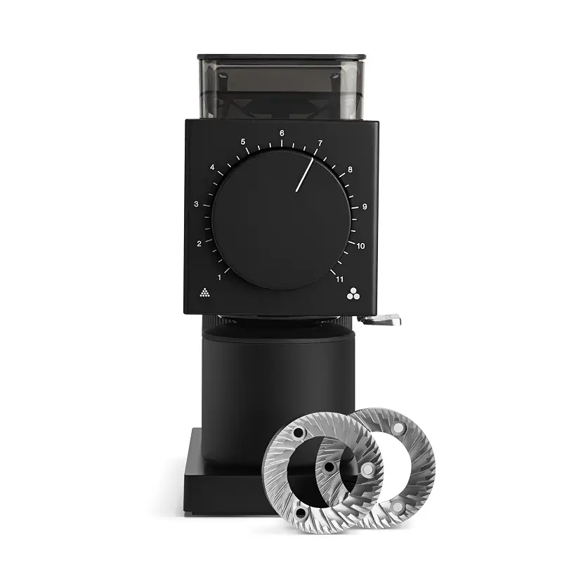 Fellow Ode Gen 2 64mm Flat Burr Coffee Grinder, Single Dose, Electric | Quiet, Anti-Static Coffee Bean Grinder, 31 Grind Settings, Stainless Steel, for Pour Over, French Press & Cold Brew