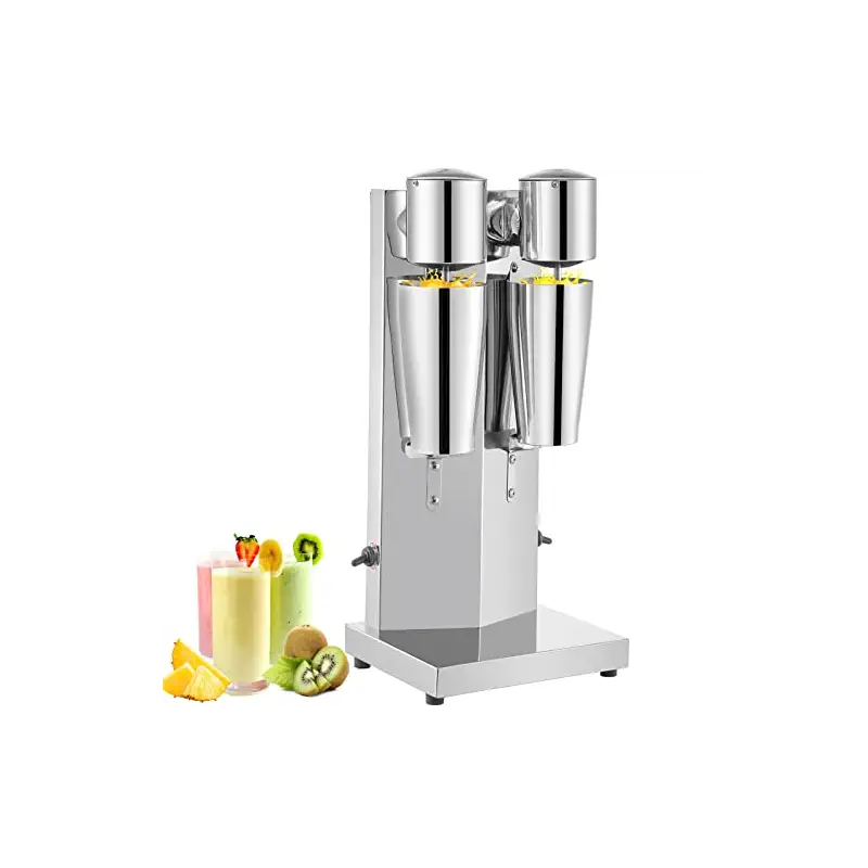 VEVOR Milkshake Double Head Electric Blender, 180W, Silver, 800ml
