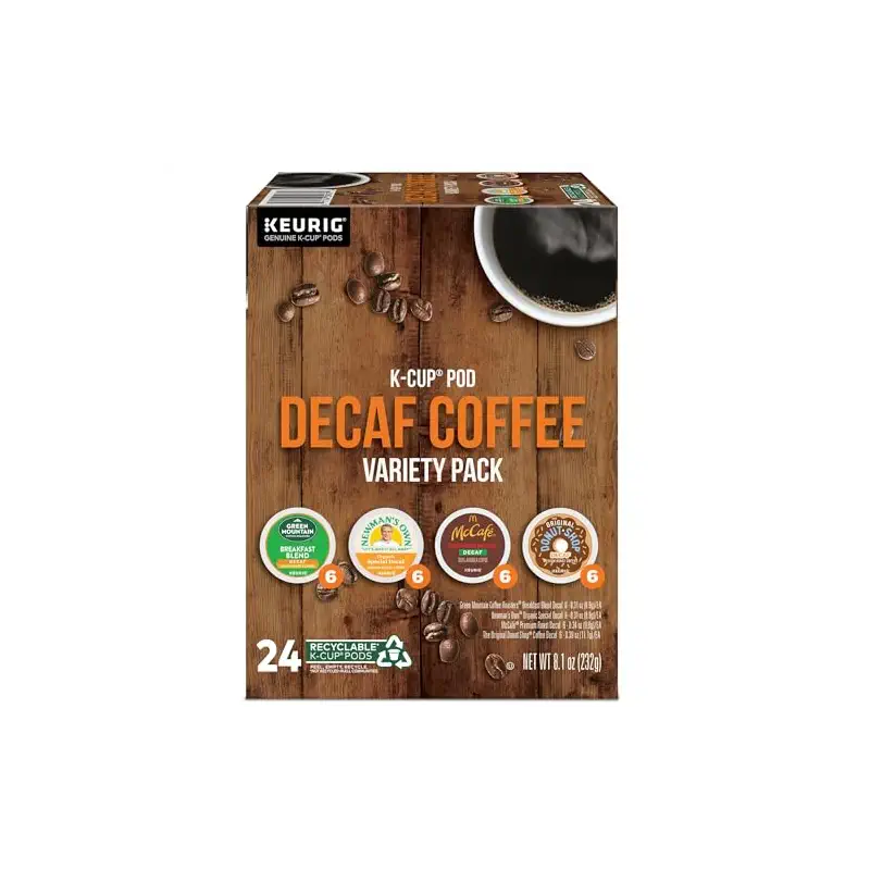 Keurig Decaf Coffee Variety Pack, Keurig Single Serve K-Cup Pods, 24 Count