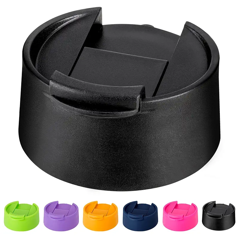 Flip Lid Replacement for Hydro Flask 12 16 18 20 32 40 64 oz Wide Mouth | Replacement Lid for Hydroflask, Thermoflask, Iron Flask and More 2.28" Wide Mouth Bottles, BPA-Free, for Outdoor, Gym, Work
