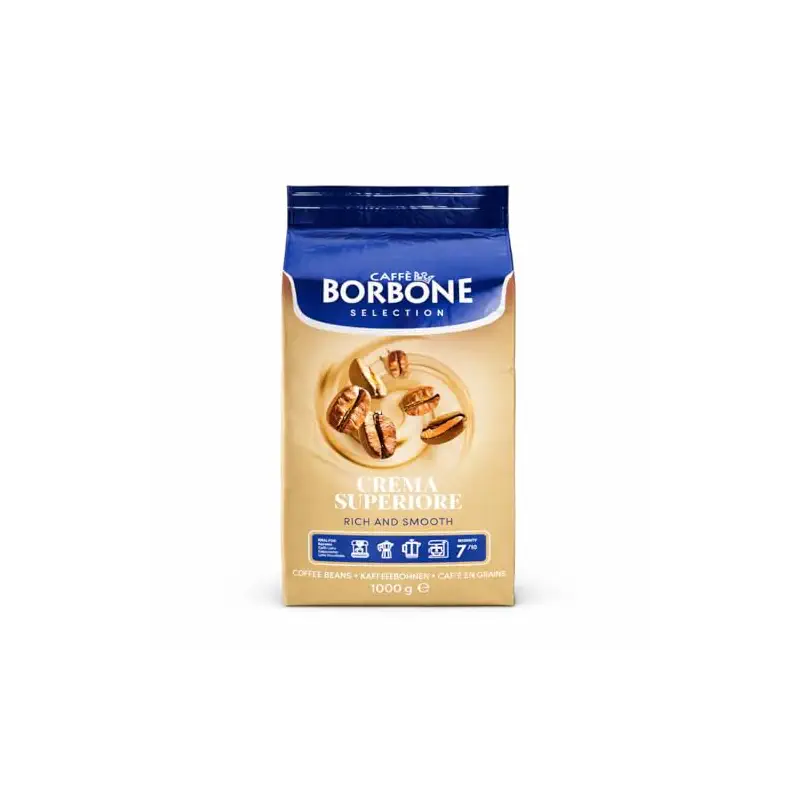 Caffè Borbone Crema Superiore Whole Bean Coffee, Arabica and Robusta Blend, Medium Roast, 2.2 lb Bag (Pack of 1)