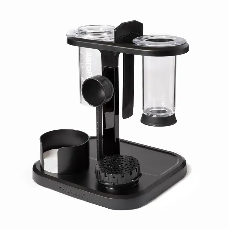 AeroPress Organizer Stand | Durable Coffee Bar Station, Compact Storage Solution, Fits Every AeroPress Manual Coffee Maker, Except Premium and Go