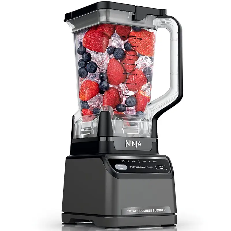 Ninja Professional Blender 2.0, 1200W, Auto-iQ, 72oz Pitcher, BR201AMZ | 1200W Total Crushing blades + Auto-iQ Crush program for smoothies & frozen drinks. 4 speeds. Dishwasher safe.