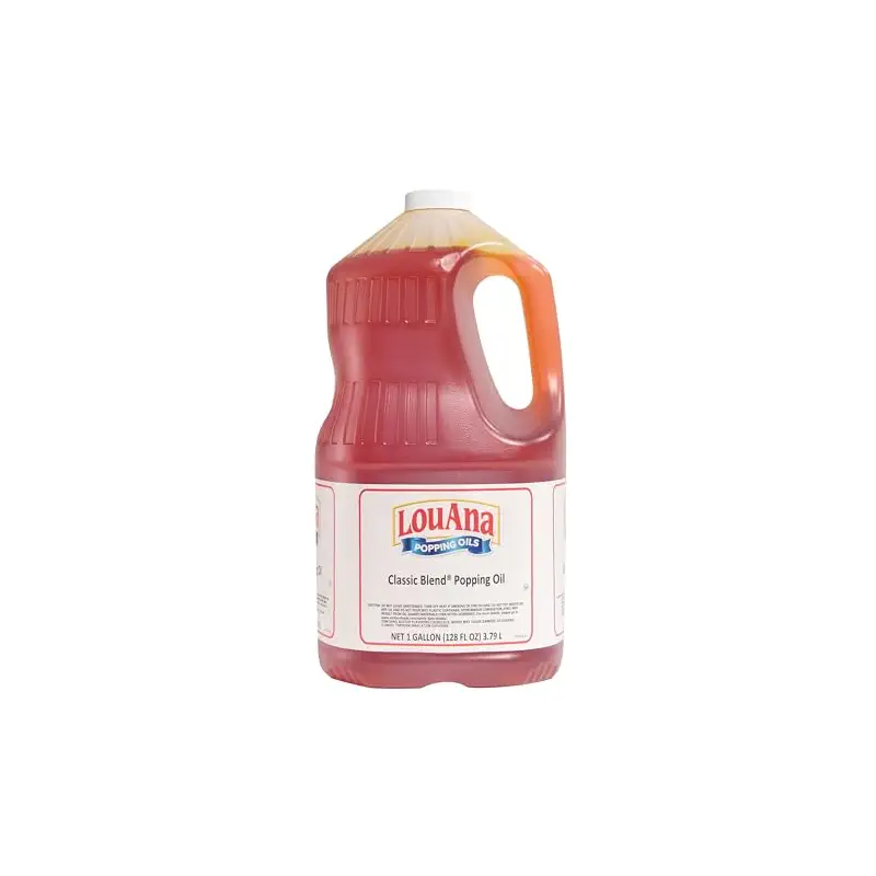 Ventura Foods LouAna Classic Blend Popcorn Butter Popping Oil, 1 Gallon Jug | Butter Flavored Coconut Oil & Corn Blend for Popcorn Machine Supplies & Movie Theaters