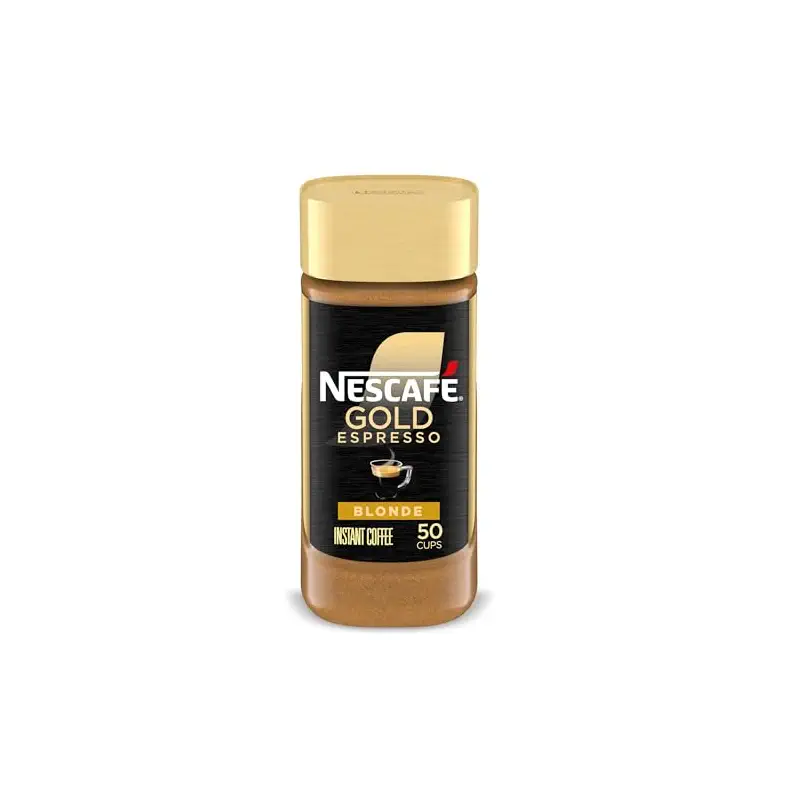 NESCAFÉ Gold Espresso Blonde Instant Coffee, 3.5 oz Jar | Blonde roast instant espresso; single 3.5 oz (100 g) jar