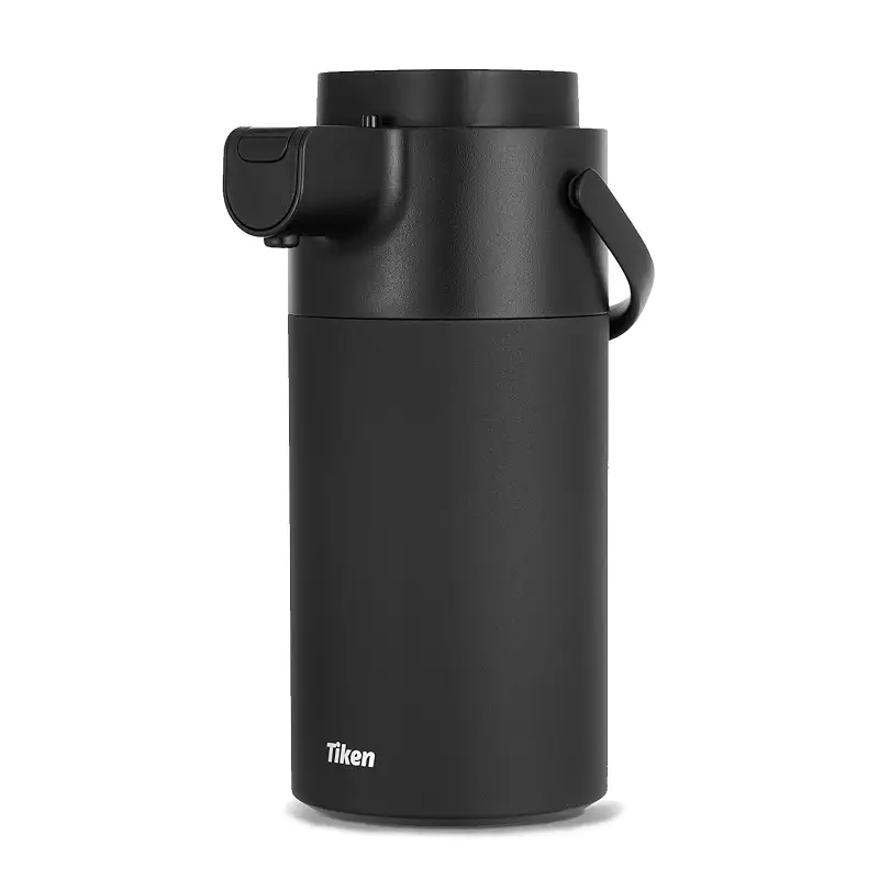 Tiken Airpot Coffee Dispenser with Pump - Coffee Carafes for Keeping Hot - Beverage Dispenser - 135oz/4L Thermal Coffee Carafe for Hot Liquids - Stainless Steel Insulated Coffee Thermal Carafe
