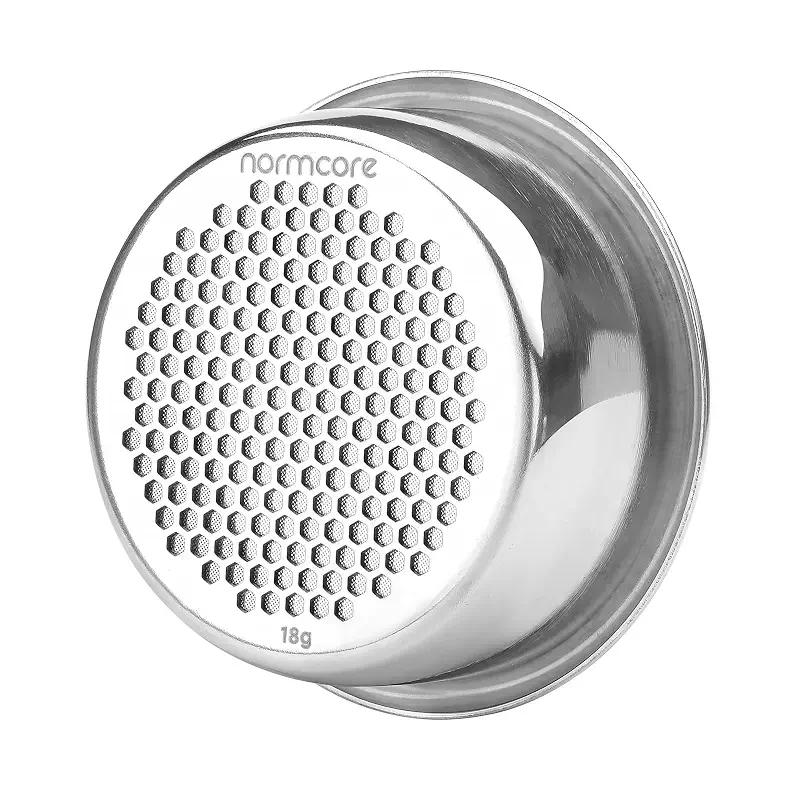 Normcore 54mm Double Layer Portafilter Basket, 18g Precision High Extraction Basket Compatible with 54mm Breville Sage Espresso machines, 304 Stainless Steel, 0.8mm Thickness, 18 Gram