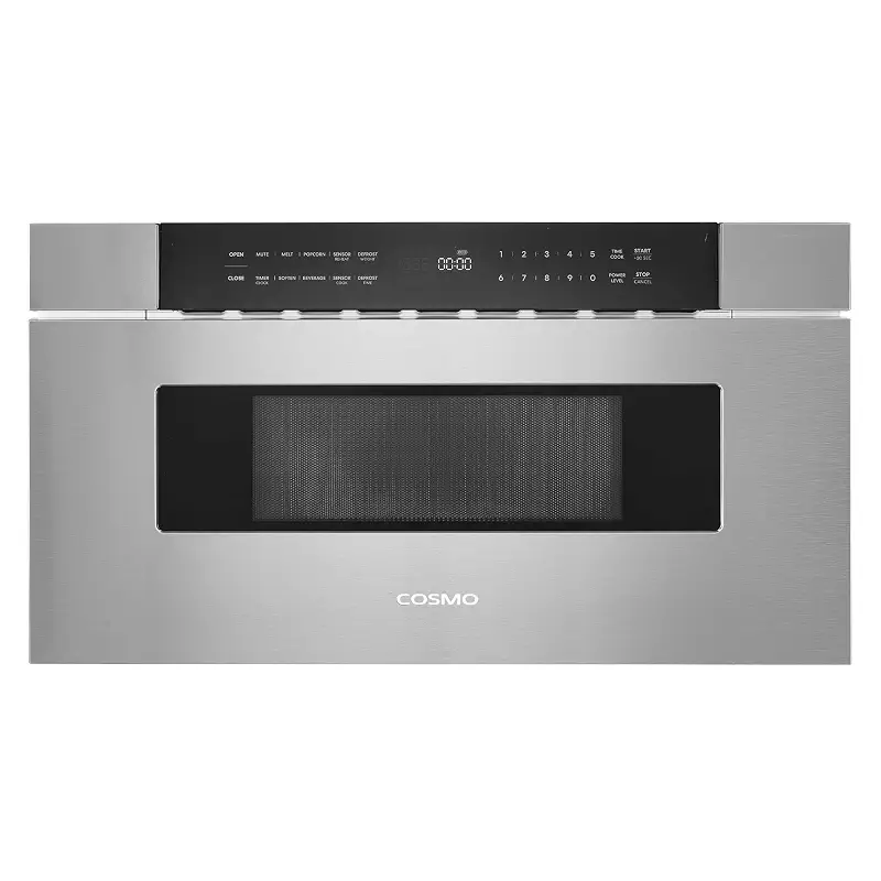 30 in. Haven Coll 1.2 cu. ft. Built-in Microwave Drawer, Stainless Steel | Cosmo COS-MWD3012NHSS Automatic Presets, Touch Controls,10 Power Levels, 1000W, Defrost Functions, Child Lock Function