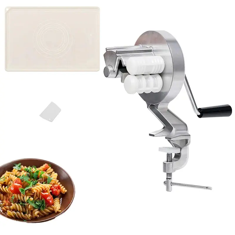 Cavatelli Maker Set, 3 Piece Pasta Set with Scraper and Mat, Makes Authentic Cavatelli and Shell Pasta