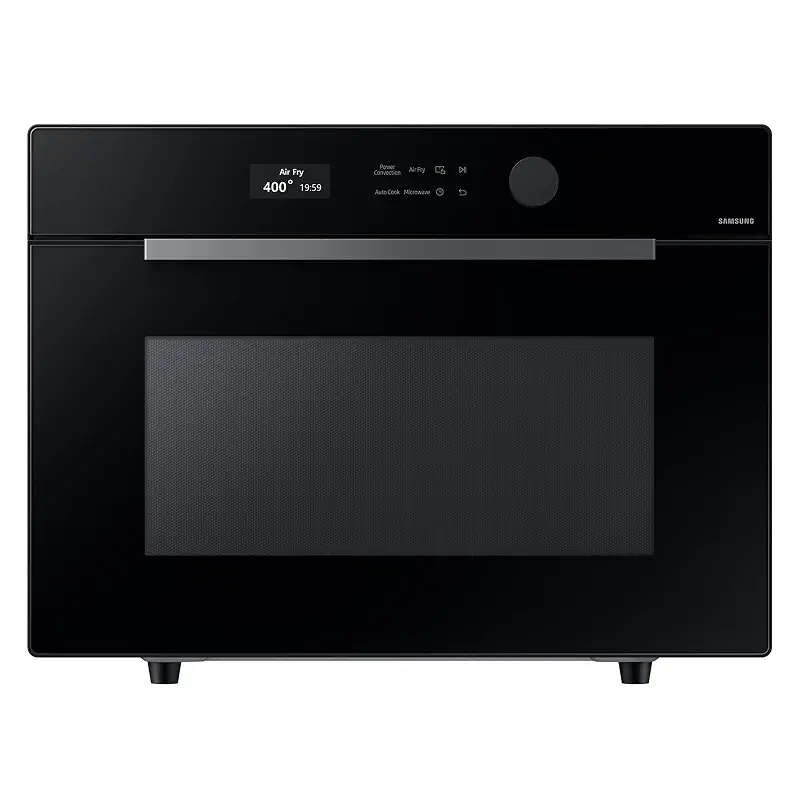 SAMSUNG 1.2 cu. ft. Countertop Convection Microwave with Air Fry, Black Glass, MC12DB8700CKAA