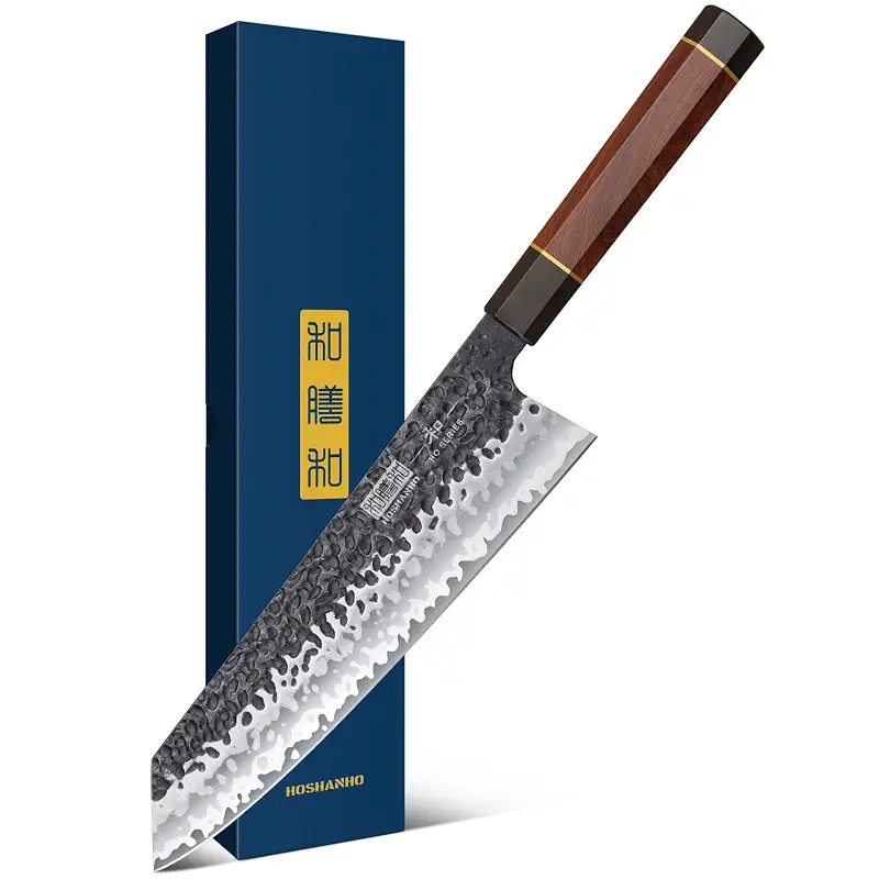 HOSHANHO 9 Inch Kiritsuke Chef Knife, Japanese Hand Forged Kitchen Knife | 9 Layers 10Cr15MoV High Carbon Steel Chef's Knives, Professional Cooking Knife with Ergonomic Rosewood Handle