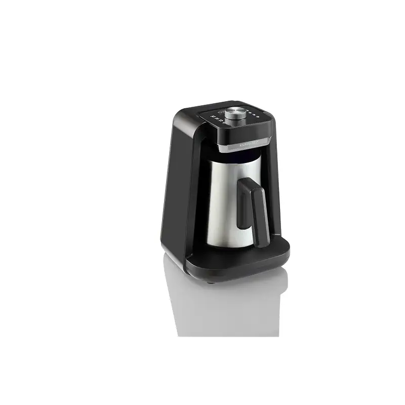 Arzum Okka Rich Spin Pro Turkish Coffee and Hot Beverage Maker, Velvetiser, Milk Frother, 120V, 5 Cups, Stainless Steel Cooking Pot, Chrome