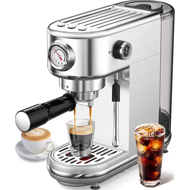 atatix Espresso Machine with Milk Frother, 20 Bar Pressure Espresso Maker
