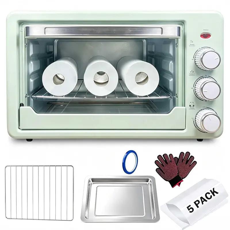 Sublimation Oven Machine, 22L 110V 1500W Convection Oven for Sublimation Blanks Mugs Tumblers Cups Water Bottles Bulk Printing with Heat Resistant Tape, Glove and Shrink Wrap.