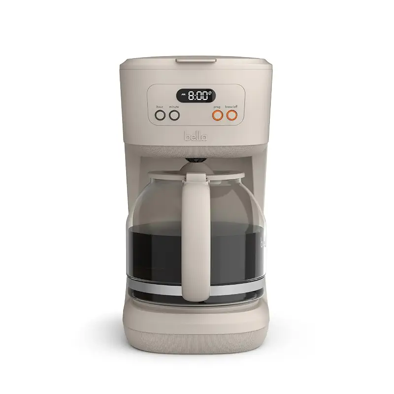 Bella 12-Cup Programmable Coffee Maker, LCD, Auto Shutoff, 900W