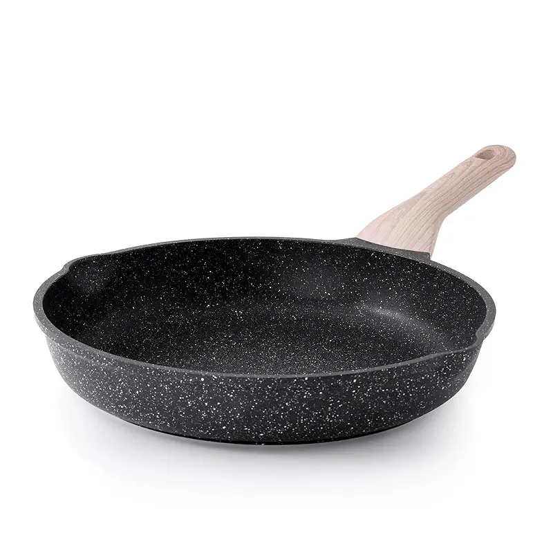 Kordisen Nonstick Frying Pan, 12.5 Inch Large Skillet, Granite Cooking Pan, Healthy and Non Toxic, Induction Compatible, PFOA Free