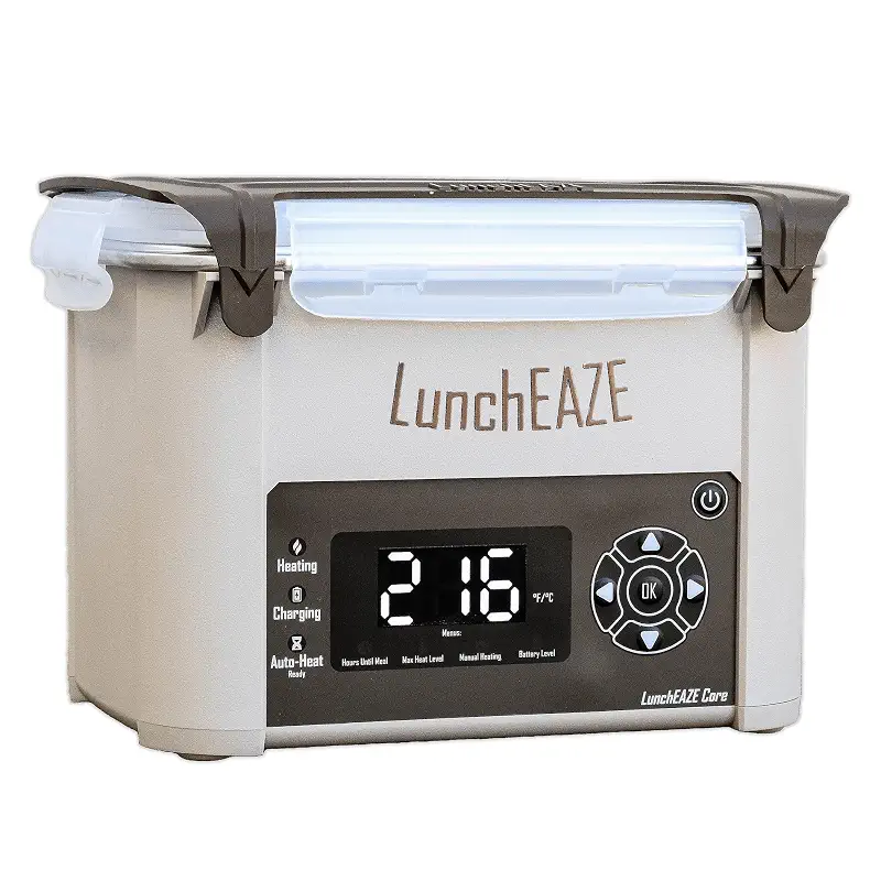 LunchEAZE Core Gen 2 Cordless Heated Electric Lunch Box for Adults, 4-Cup