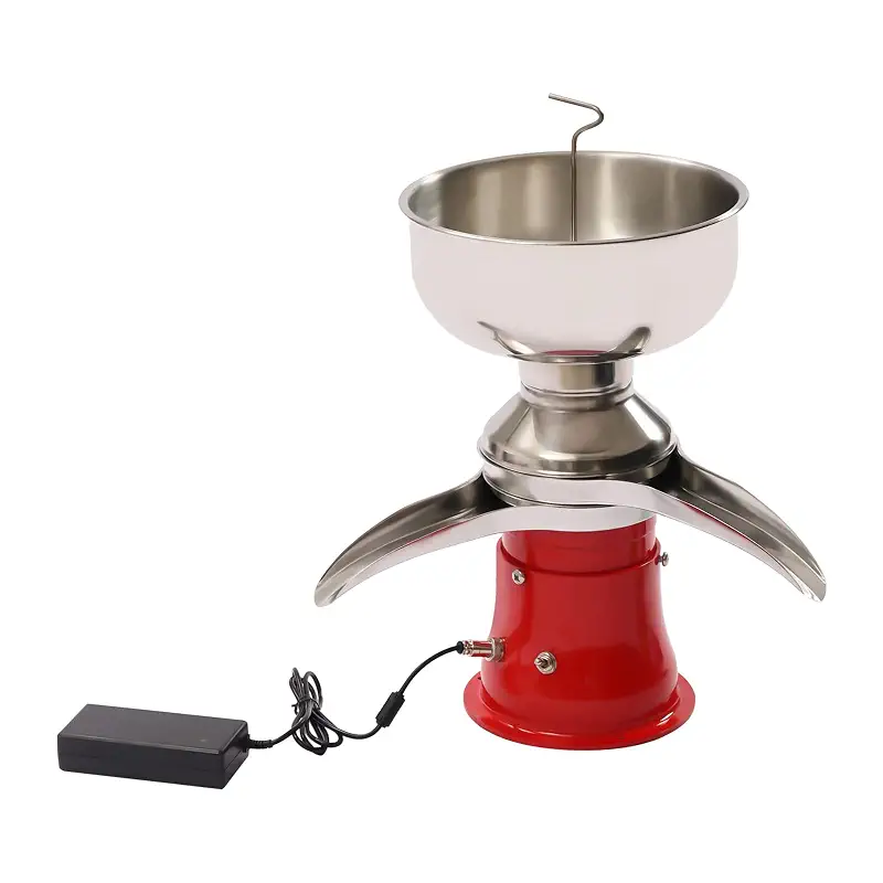 Electric Milk Cream Centrifugal Separator, 10500RPM High Speed Stainless Steel Electric Cream Separator, 5L Commercial Milkshake Separator with Milk Pot, Detachable Centrifuge Separator for Goat Cow
