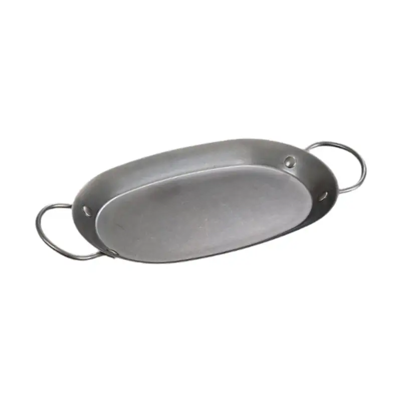 Stainless Steel Fish Baking Tray Fish Pan Roasting Pan Heavy Duty Accessory Serving Platter Grill Plate for Cooking Meat Oven, M
