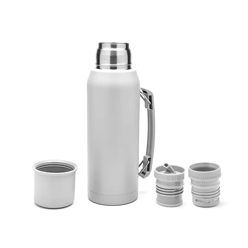 BALIBETOV Thermal Flask for Mate – 33.8 fl oz Vacuum-Insulated Stainless Steel Bottle with 2 Interchangeable Pouring Lids (Regular & Mate Precision) – BPA-Free