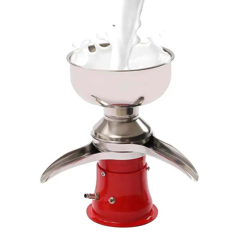 Milk Cream Centrifugal Separator, 304 Stainless Steel Electric Milk Cream Centrifugal Separator, 50L/h 30W Milk Skimmer for Goats