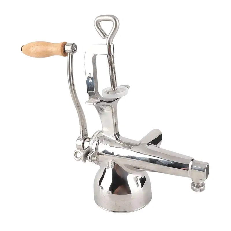 Manual Wheat Grass Juicer, Stainless Steel Juice Extractor with Crank for Fruits
