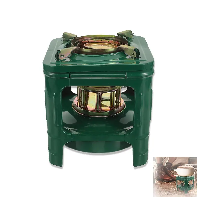 Kerosene Stove, Picnic Burner Furnace, Portable Kerosene Stove 8-Wicks for Hiking, Backpacking, Survival and Camping