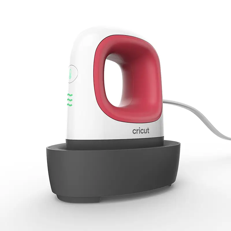 Cricut EasyPress Mini Heat Press - Raspberry | For Pressing Small Objects Like Shoes, Stuffed Animals, Hats & More - 3 Heat Settings & Precision Tip