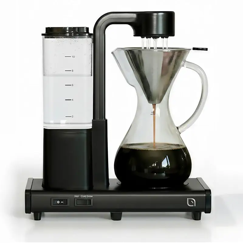 WILLOW 10 Cup Drip Coffee Maker, Automatic Pour Over Coffee Maker with Glass Carafe and Auto Shut-Off Feature, Suitable for Hot & Iced Coffee, ECO Coffee Machine made with 99% PC Recycled Plastics