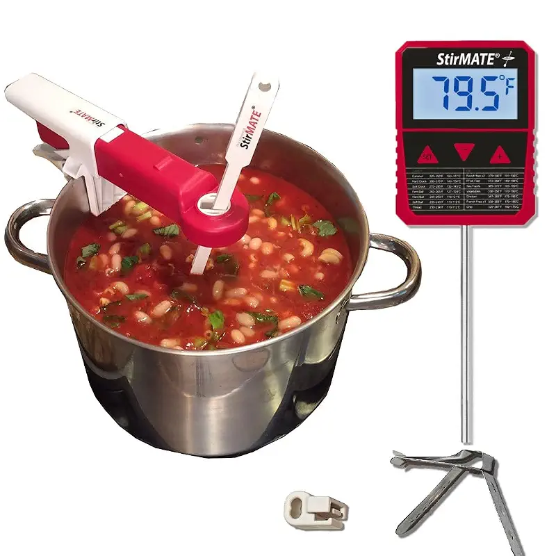 StirMATE Automatic Pot Stirrer + Culinary Thermometer Kit