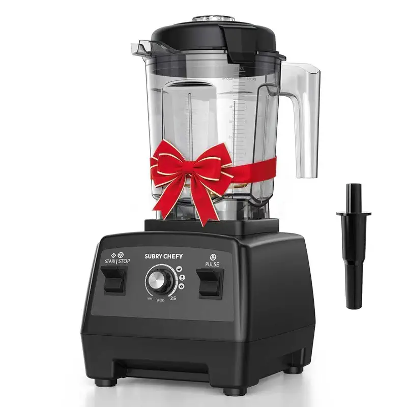Countertop Blender Pro 2000W, Professional High-Speed Blender with Powerful Brushless Motor, 25-Speed, 68oz, Heavy Duty Kitchen Blender for Smoothies, Ice Crushing & Food Prep, Black