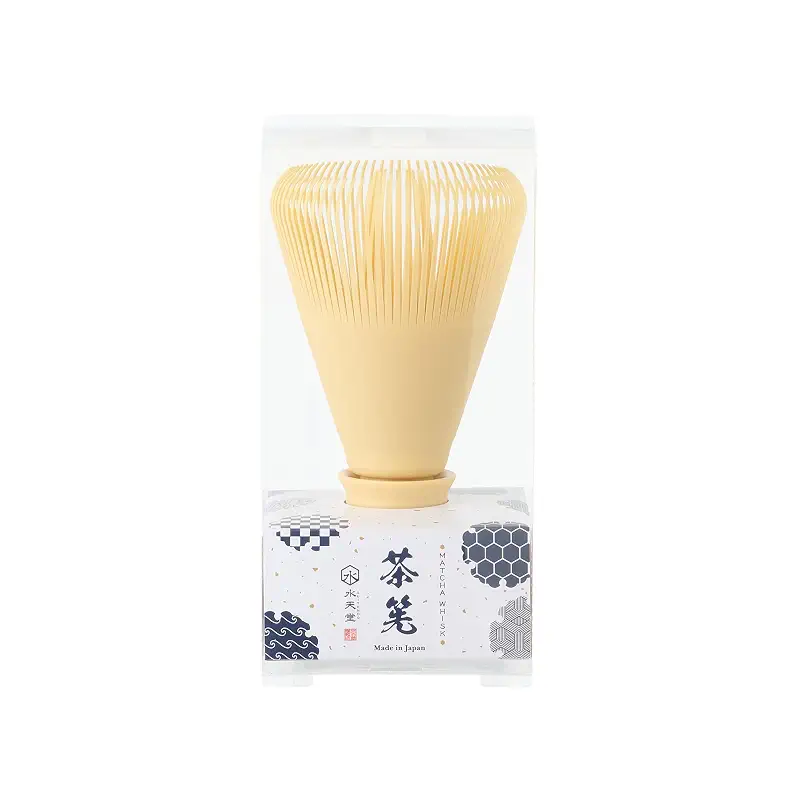 Resin Matcha Whisk Made in Japan - Durable PP Chasen, Bamboo Whisk Alternative for Japanese Tea Ceremony & Daily Latte, Professional Mixing Tool, Easy to Clean