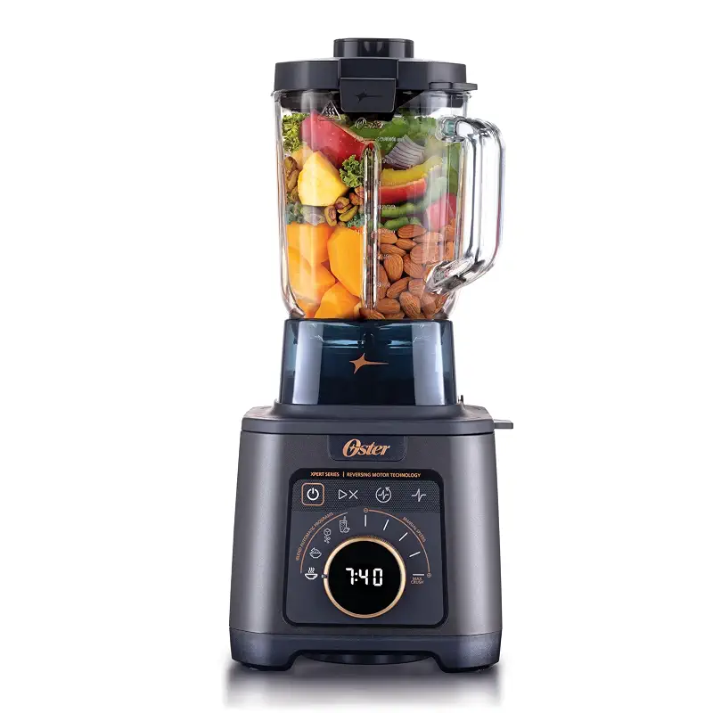 Titan Performance Blender for Smoothies, Salsa, and Soups, 84oz Glass Jar, 4 iBlend Preset Functions, 5 Manual Speeds, 2200-Watts, Reversible Motor Technology, Self-Cleaning Appliance