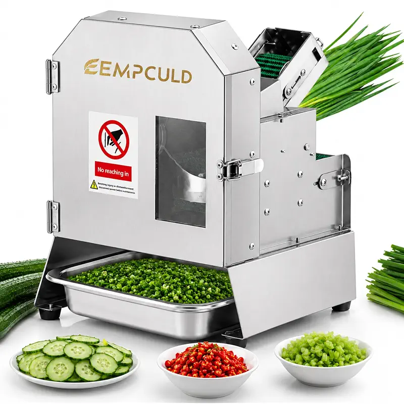 Electric Vegetable Slicer, 300W High-efficiency Automatic Fruit Slicer, 1-35mm Adjustable Thickness Vegetable Cutter for Home and Commercial Use, Track and Blade Rotation Speed Adjustable