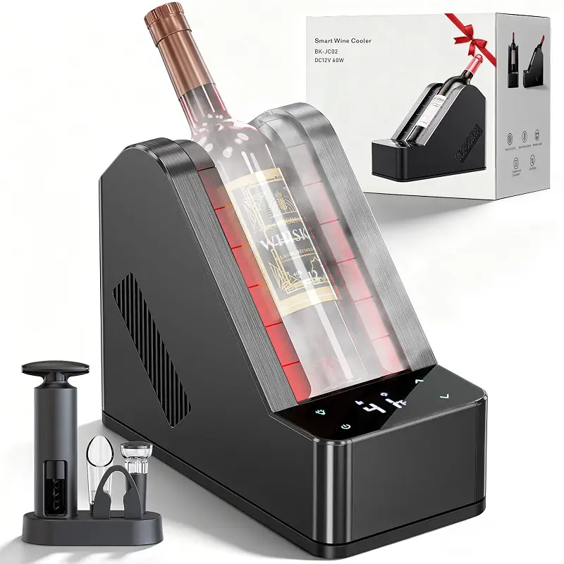 Newise Electric Wine Chiller for 750ml Bottles | Precision Temp Keeper, Low - Noise, Ideal Gift for Wine Lovers