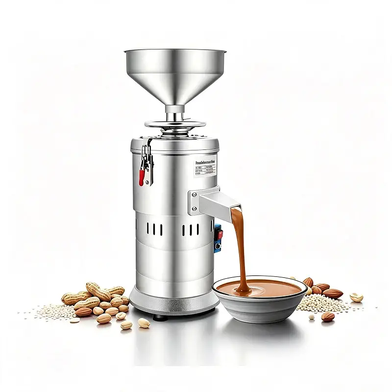 Peanut Butter Maker Machine 1100W 110V Grain Grinder, 33 LBS/H | Stainless Steel Nut Butter Machine, Sesame Sauce Grinder Home/Commercial for Groundnut, Almond, Cashew Nut and Sesame