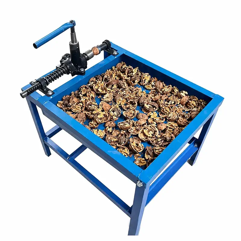 Manual Walnut Cracker Machine, Heavy Duty Metal Walnut Sheller | with Large Tray Hand Press Nut Cracking Tool for Walnuts, Pecans and Hard Shell Nuts, Labor Saving Nut Opener